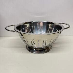 Vintage Wazir Chand Colander Strainer Stainless Steel